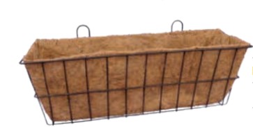 Balconnière victorienne coco et broche 30''