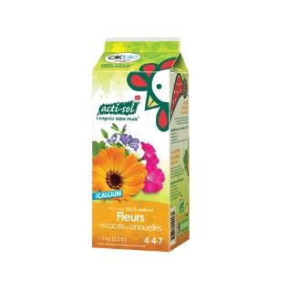 Engrais naturel fleurs vivaces et annuelles 4-4-7