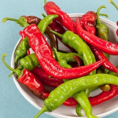 Piment fort gros cayenne vert