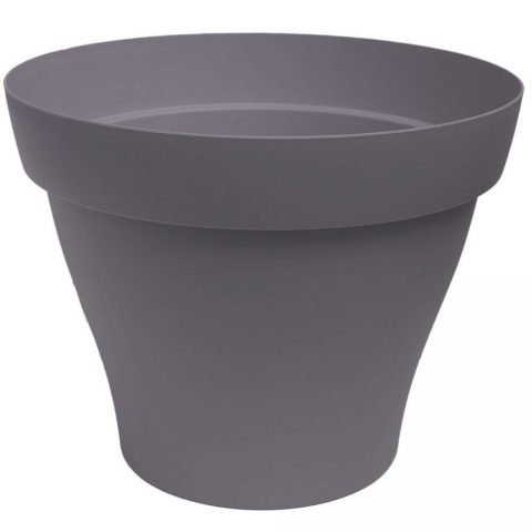 Pot patio rond Roméo 29cm/9L ardoise