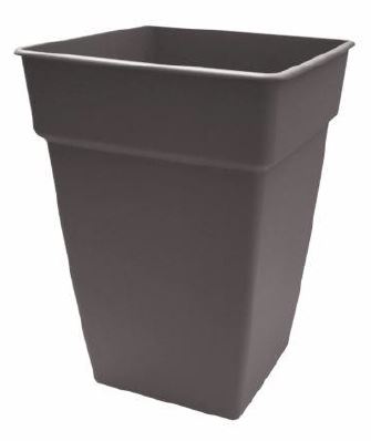 Pot patio haut carré 55cm/57L Taupe