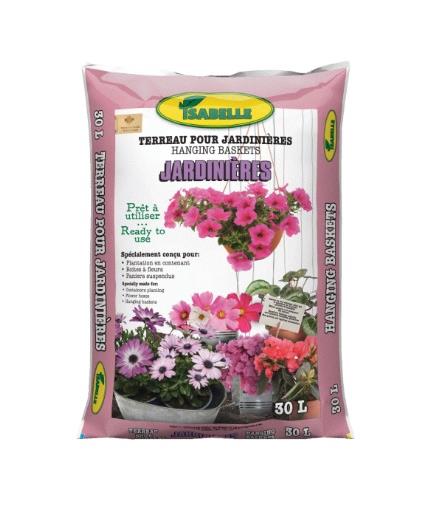 Terreau pour Jardinière/Contenant Isabelle (SAC ROSE)