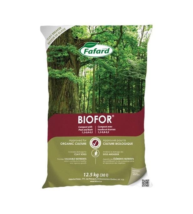 Compost avec tourbe et écorces Biofor®